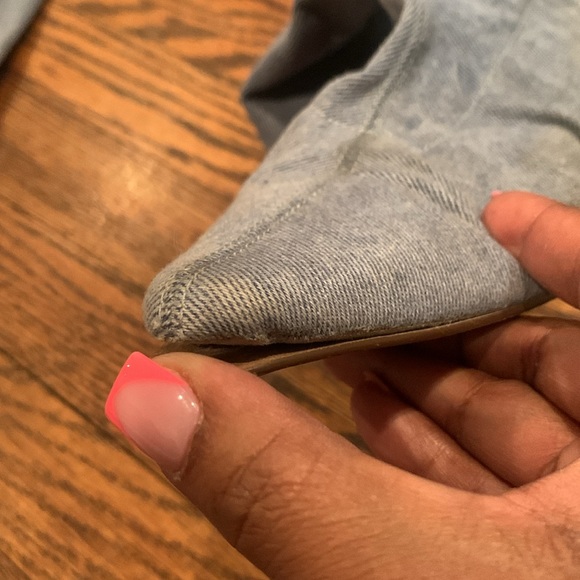 Ladies Lord & Taylor Boots (Denim material) - Picture 3 of 8